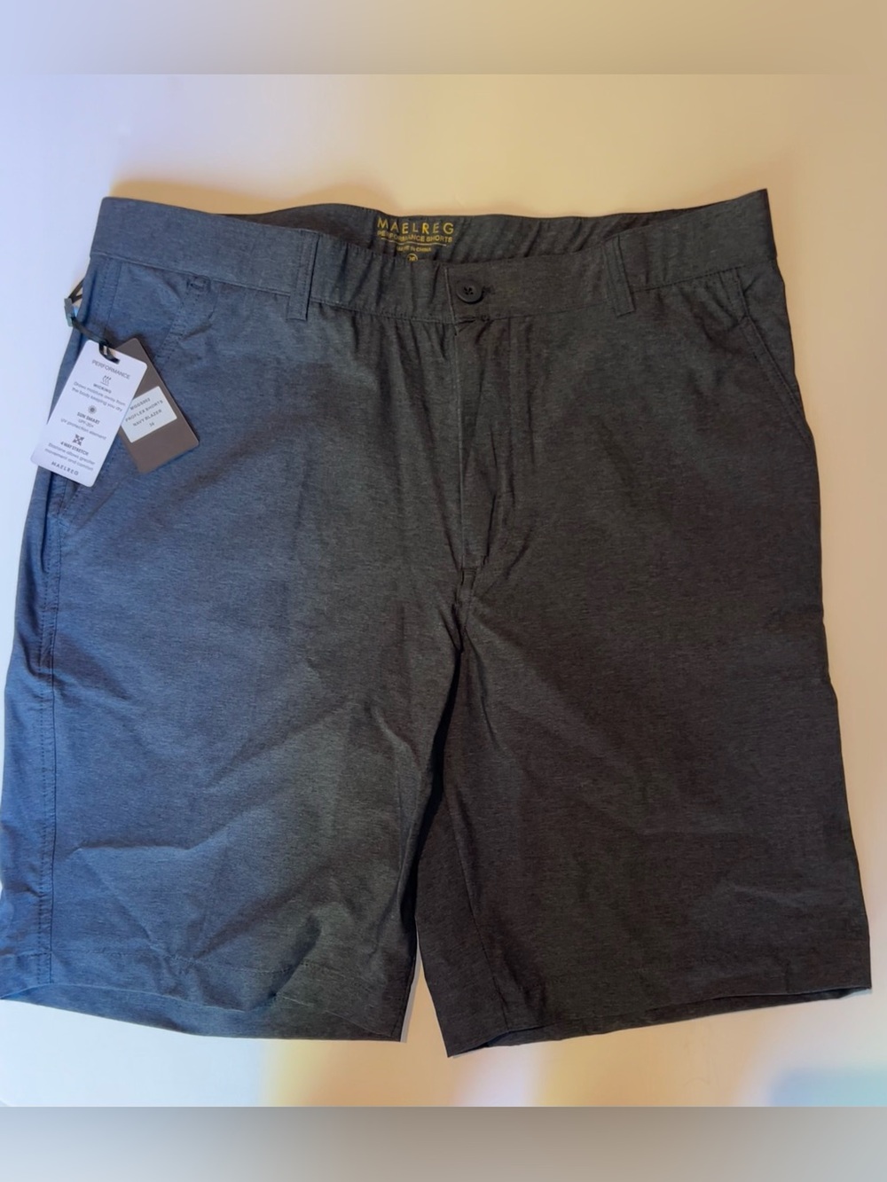 Maelreg Men's ProFlex Performance Golf Shorts, Size 36, Navy Blazer, NWT